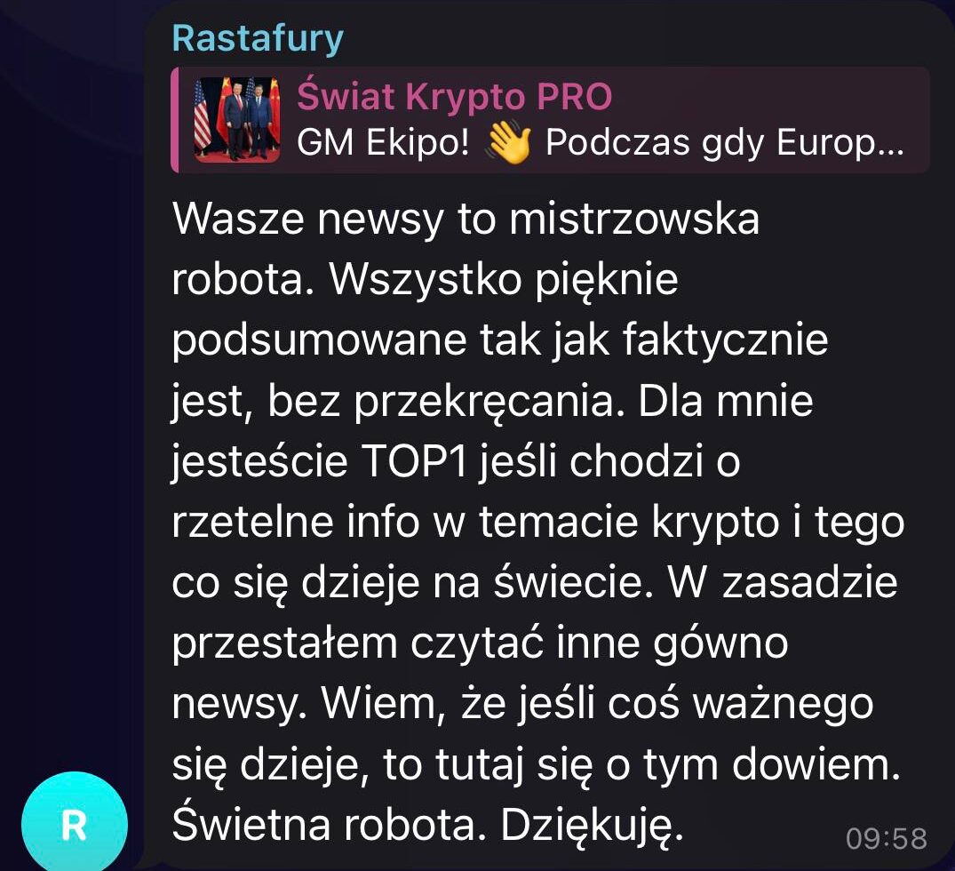 Opinia z Telegrama
